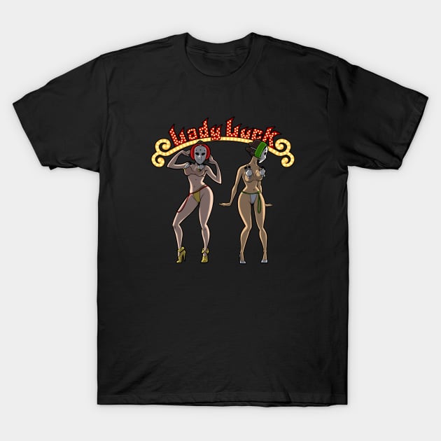 Hockey Mask Dancers T-Shirt by Hologram Teez